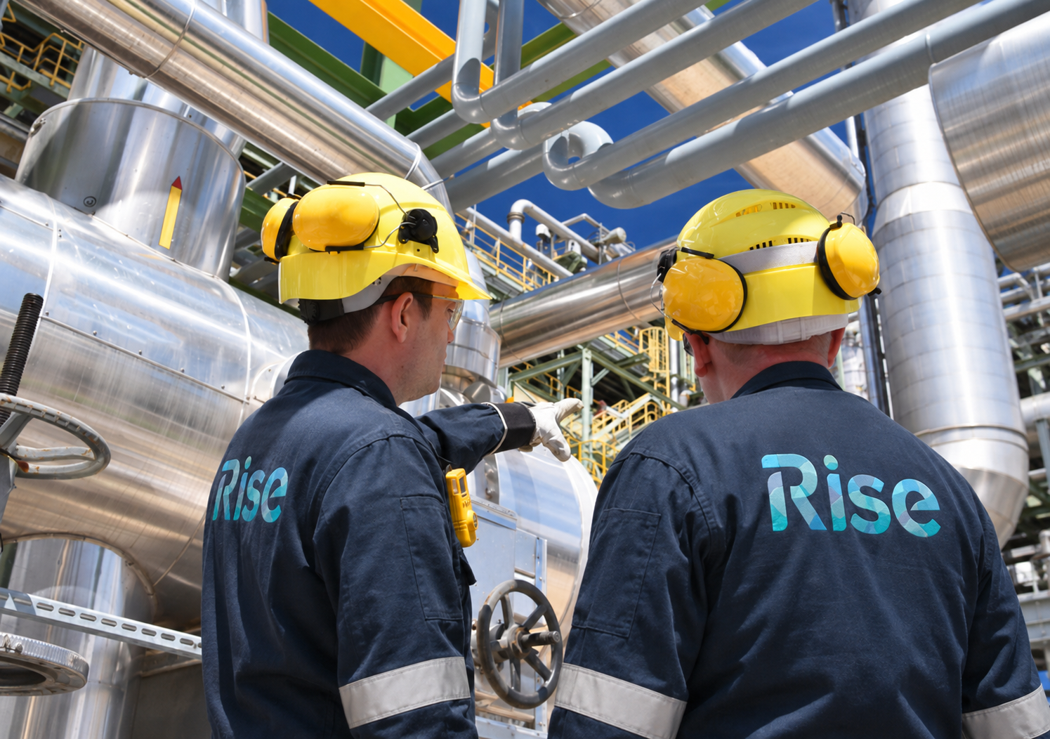 Instalação industrial de óleo e gás